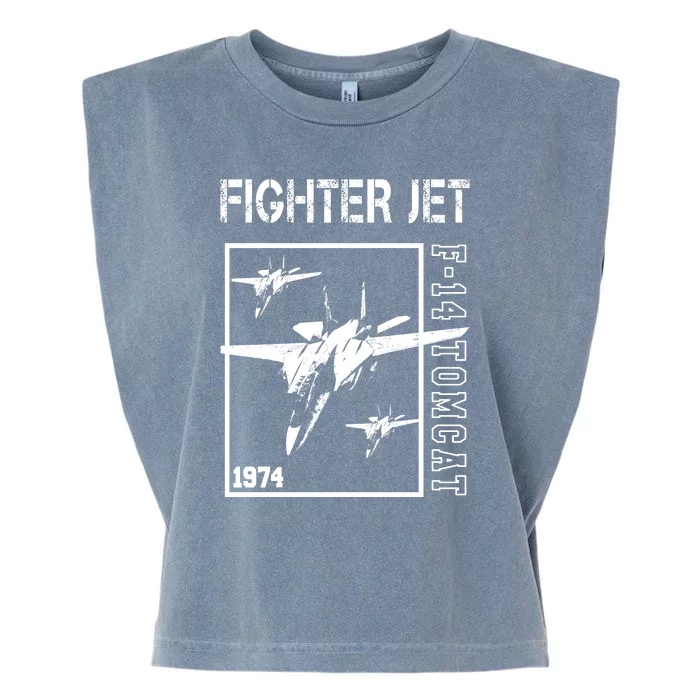 Fighter Jet F14 Tomcat Garment-Dyed Women's Muscle Tee