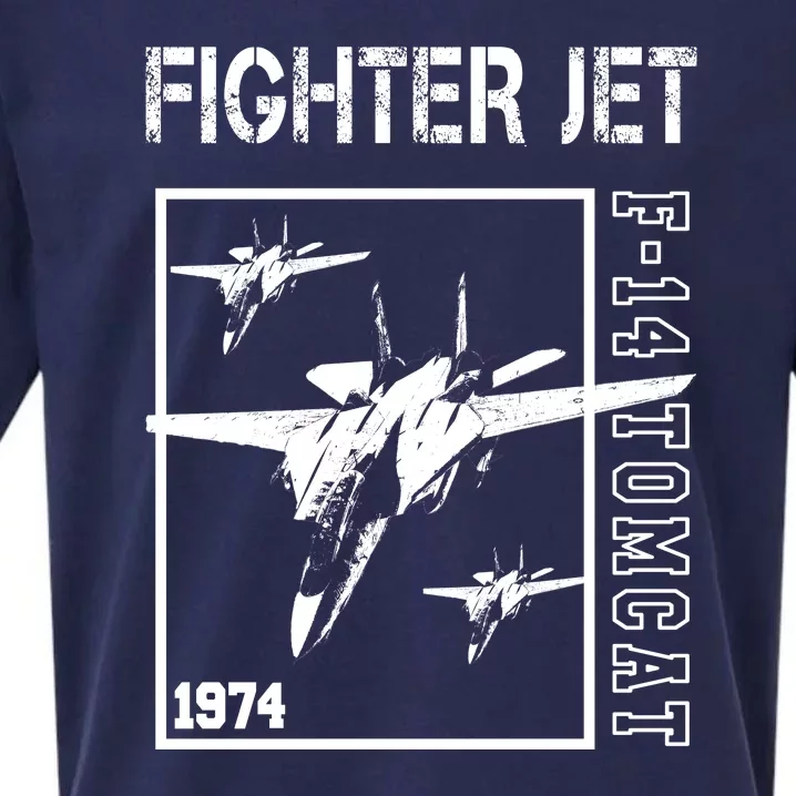 Fighter Jet F14 Tomcat Sueded Cloud Jersey T-Shirt