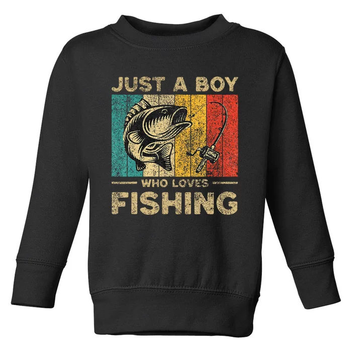 Fishing Jokes Fisherman Bass Fish Toddler Sweatshirt