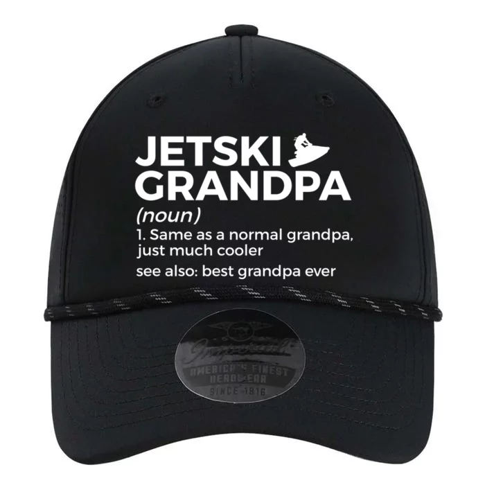 Funny Jetski Grandpa Definition Jet Skiing Best Grandpa Ever Gift Performance The Dyno Cap