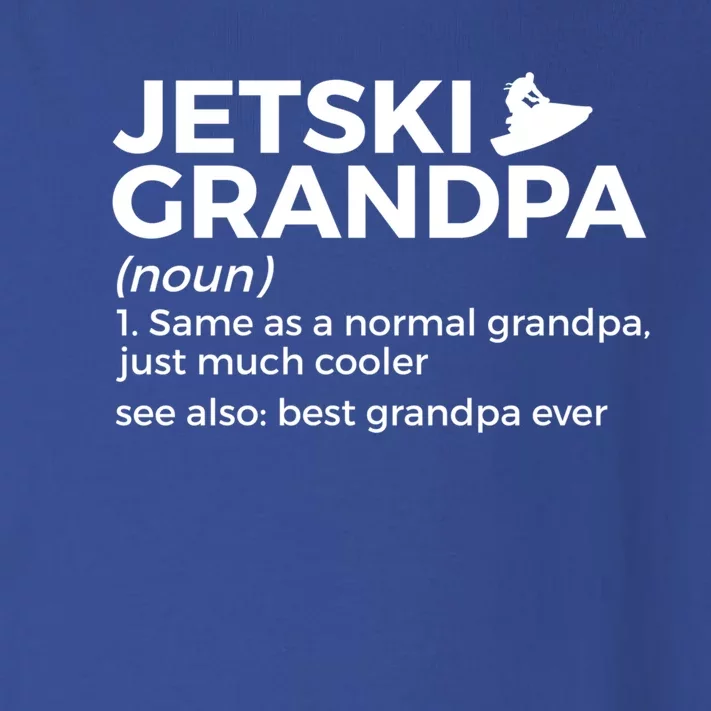 Funny Jetski Grandpa Definition Jet Skiing Best Grandpa Ever Gift Toddler Long Sleeve Shirt