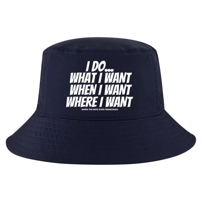 Funny Joke Gift For Husband Wife In Charge Boss Humor Gift Cool Comfort Performance Bucket Hat