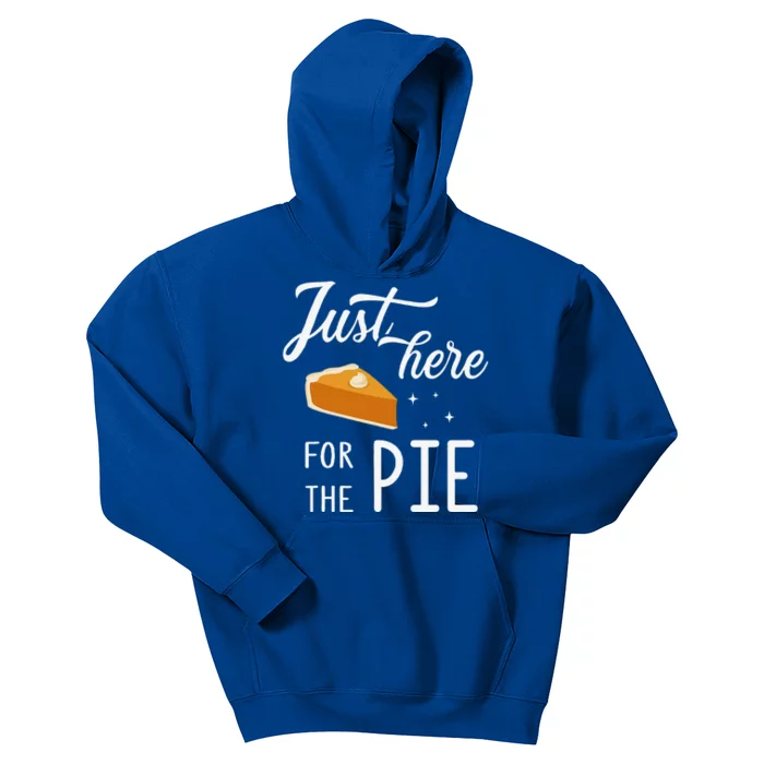 Funny Just Here For The Pie Thanksgiving Christmas Dinner Kids Hoodie