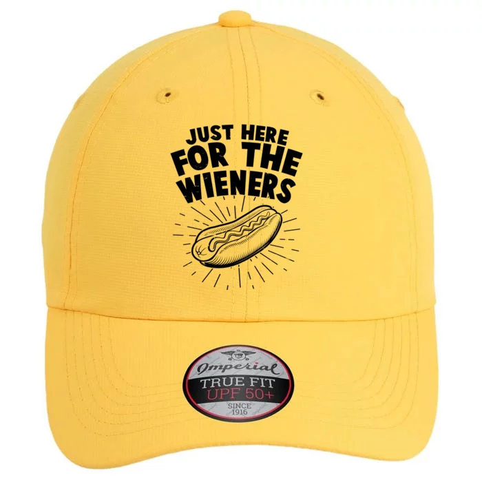 Funny Just Here For The Wieners Hotdog Lover Bbq The Original Performance Cap