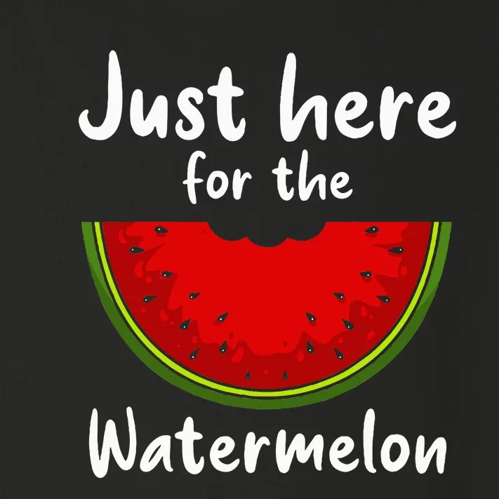 Funny just here for the watermelon Watermelon Toddler Long Sleeve Shirt