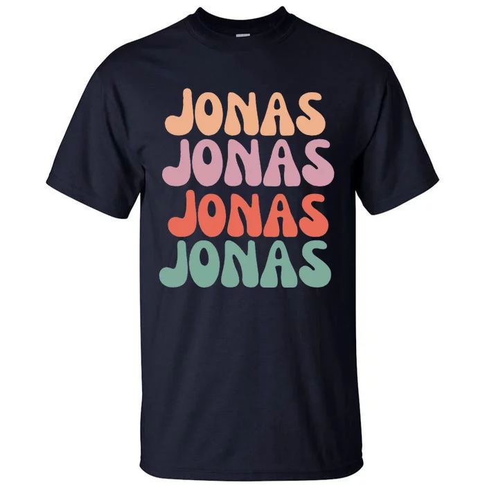 Funny Jonas Has First Given Name Is Pride Vintage Tall T-Shirt