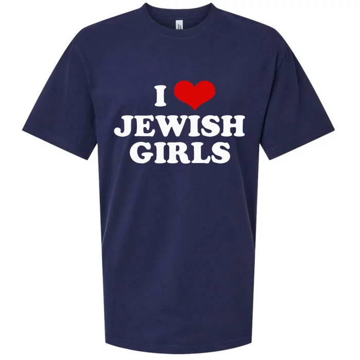 Funny Jewish I Love Jewish Cute Gift Sueded Cloud Jersey T-Shirt