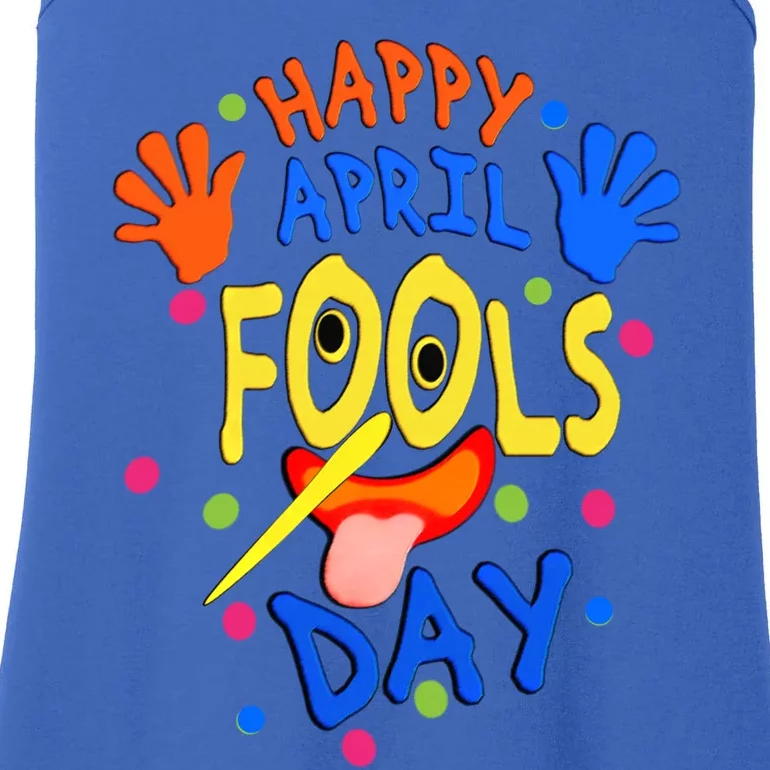 Funny Joke In April Happy April Fools And Tell Lie Day Gift Ladies Essential Tank