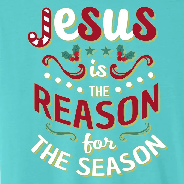 Festive Jesus Is The Reason For The Season ChromaSoft Performance T-Shirt