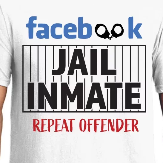 Facebook Jail Inmate Repeat Offender Pajama Set