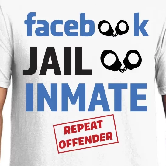 Facebook Jail Inmate Repeat Offender Pajama Set