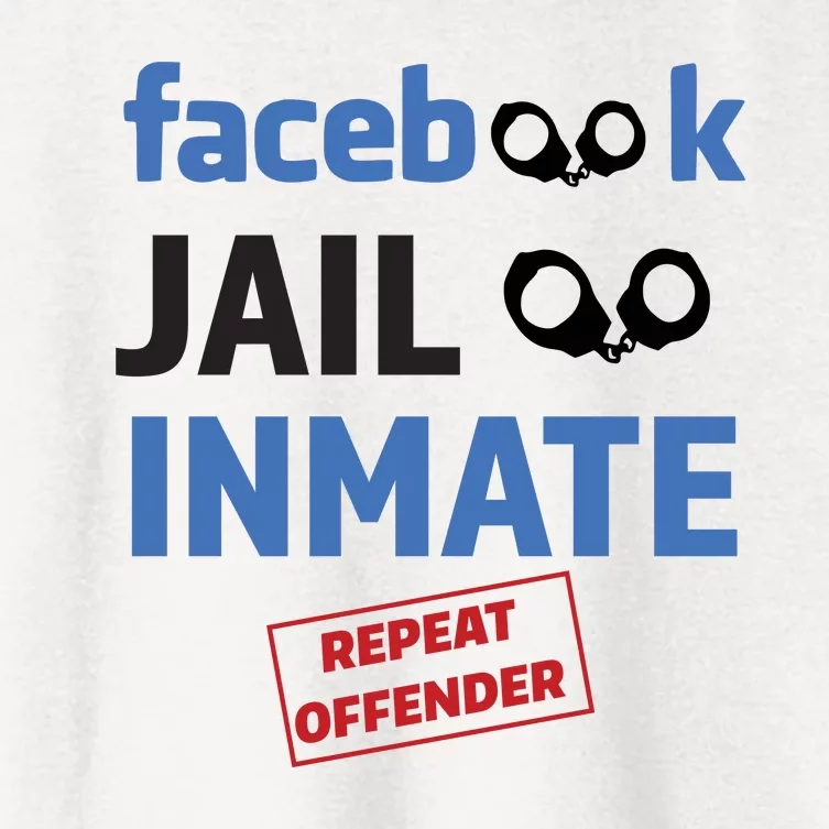 Facebook Jail Inmate Repeat Offender Women's Crop Top Tee