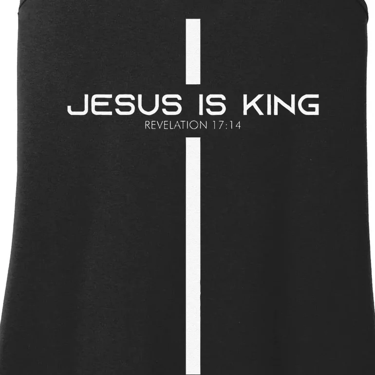 Funny Jesus Is King Jesus Costume Adult Christian Ladies Essential Tank