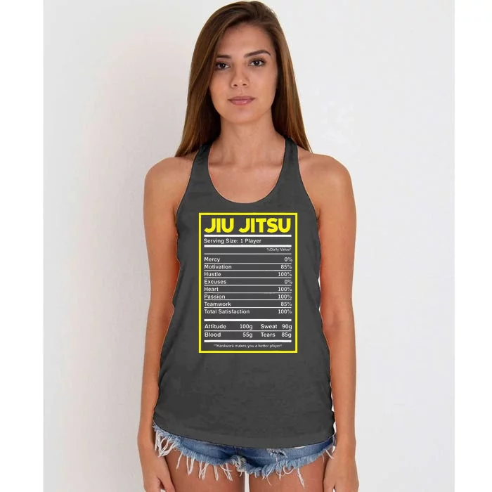 Funny Jiu Jitsu Facts Funny Jiu Jitsu Women's Knotted Racerback Tank