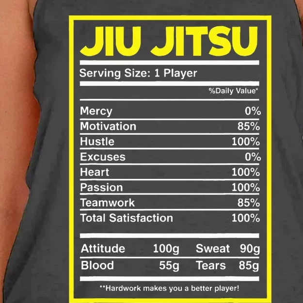 Funny Jiu Jitsu Facts Funny Jiu Jitsu Women's Knotted Racerback Tank