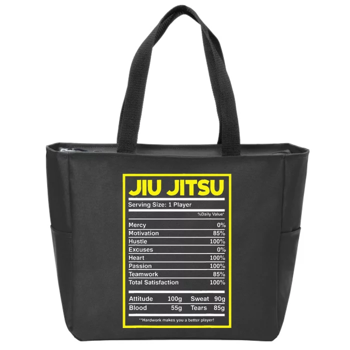 Funny Jiu Jitsu Facts Funny Jiu Jitsu Zip Tote Bag