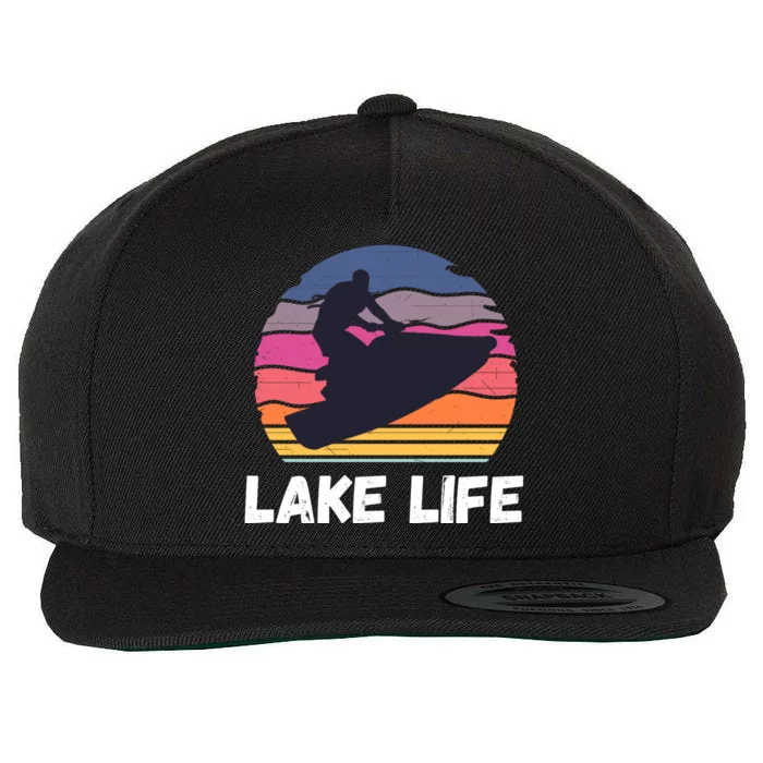 Funny Jetski Jetskiing Jet Ski Accessory For Wool Snapback Cap