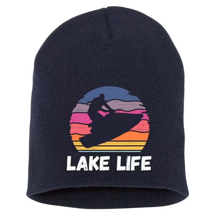 Funny Jetski Jetskiing Jet Ski Accessory For Short Acrylic Beanie