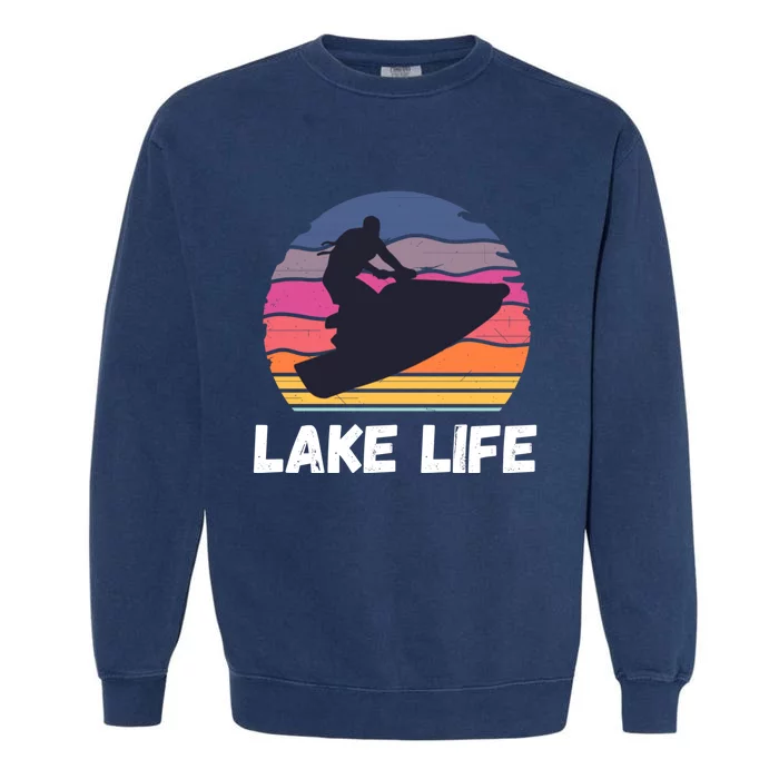 Funny Jetski Jetskiing Jet Ski Accessory For Garment-Dyed Sweatshirt