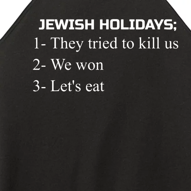 Funny Jewish Joke Holiday Humor Gift For Passover Women’s Perfect Tri Rocker Tank