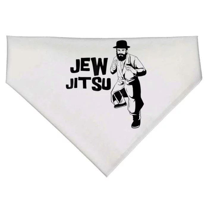 Funny Jew Jitsu Jiu Jitsu Martial Arts USA-Made Doggie Bandana