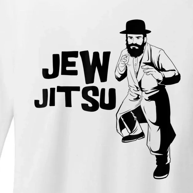 Funny Jew Jitsu Jiu Jitsu Martial Arts Womens CVC Long Sleeve Shirt