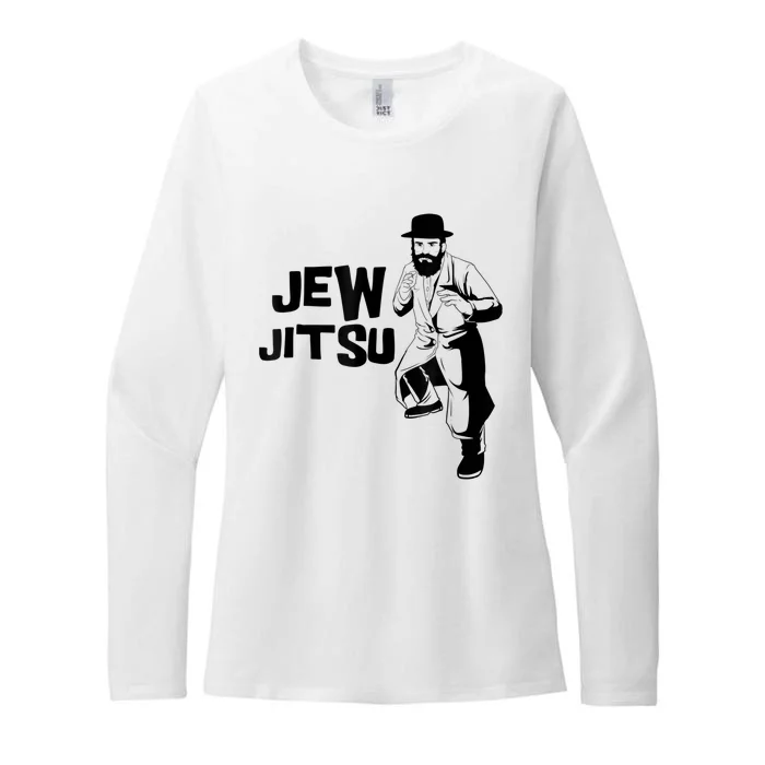 Funny Jew Jitsu Jiu Jitsu Martial Arts Womens CVC Long Sleeve Shirt