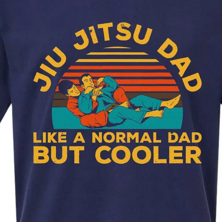 Funny Jiu Jitsu Dad For Brazilian Jiu Jitsu Lover Sueded Cloud Jersey T-Shirt