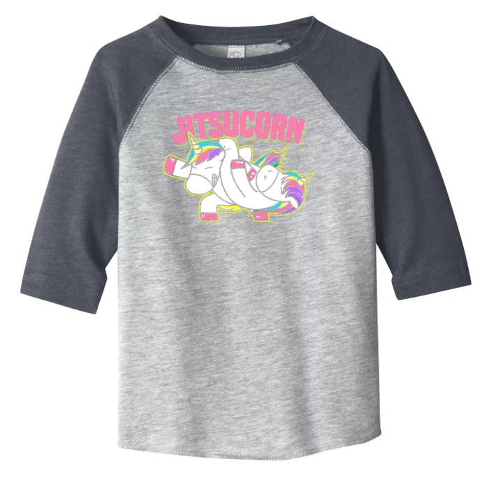 Funny Jiu Jitsu Cute Unicorn Self Defense Toddler Fine Jersey T-Shirt