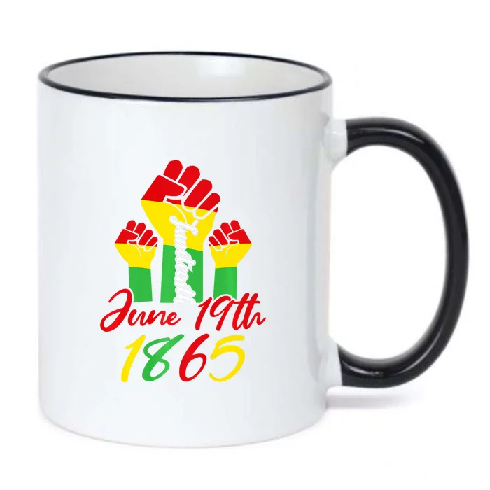 Fist Juneteenth June 19th 1865 Freedom Day Gift African Pride Black Color Changing Mug