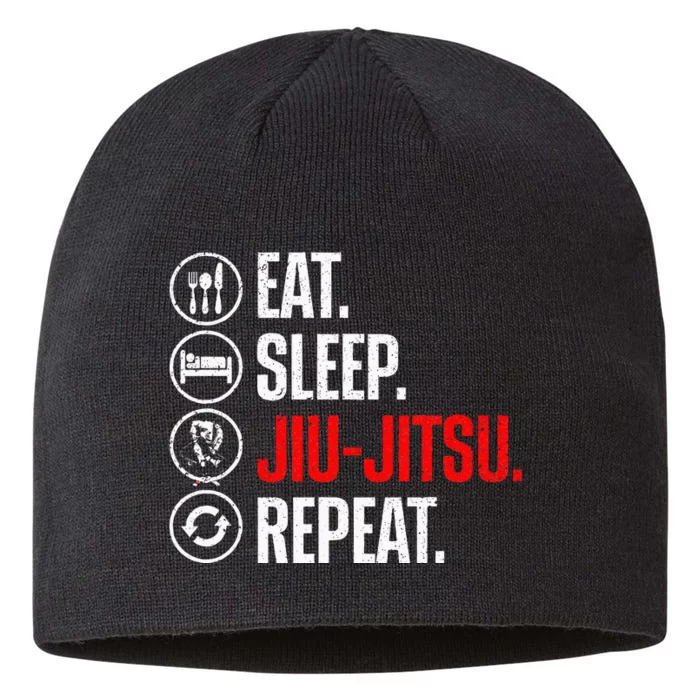 Funny Jiu Jitsu Brazilian Jiu Jitsu Bjj 8 1/2in Sustainable Knit Beanie