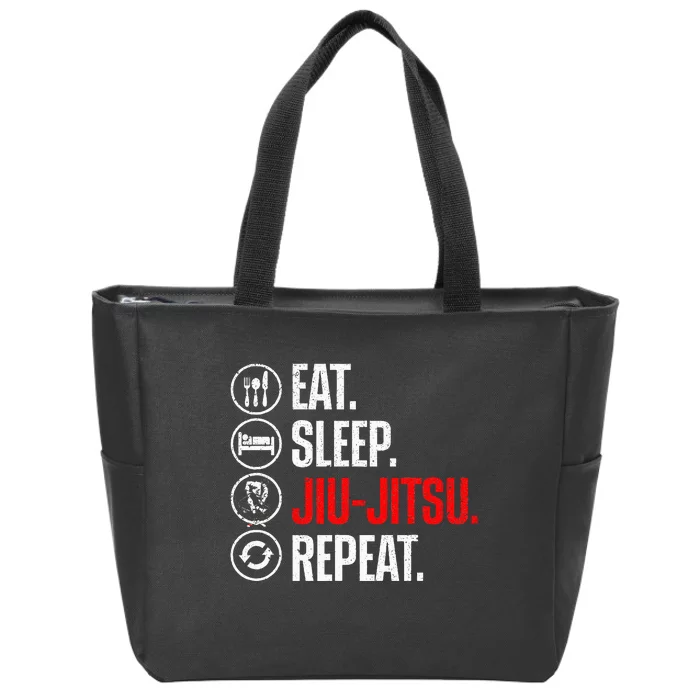 Funny Jiu Jitsu Brazilian Jiu Jitsu Bjj Zip Tote Bag