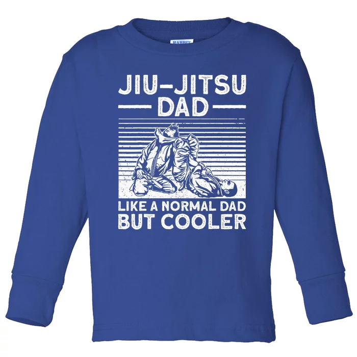 Funny Jui Jitsu Dad Design For Brazilian Jui Jitsu Lover Toddler Long Sleeve Shirt