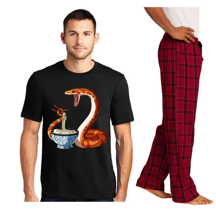 Funny Japanese Kawaii Ramen Corn Snake Pajama Set