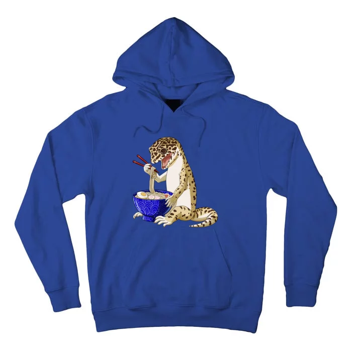 Funny Japanese Kawaii Ra Reptile Leopard Gecko Funny Gift Tall Hoodie