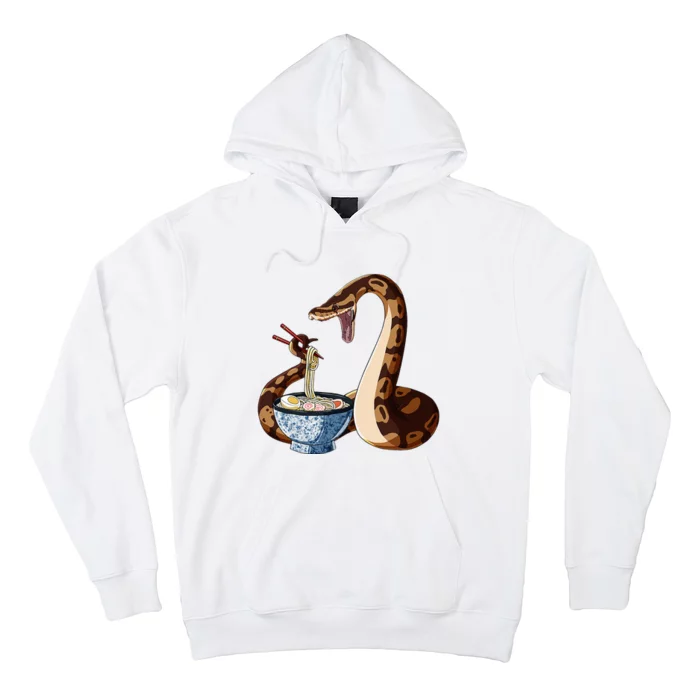 Funny Japanese Kawaii Ramen Snake Cute Ball Python Hoodie