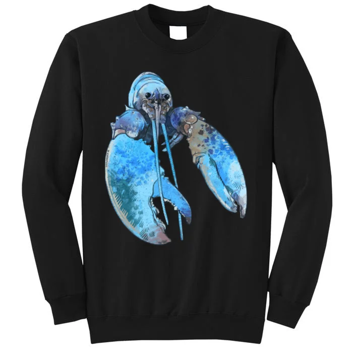 Funny Jumpscare Lobster Meme Blue Crustacean Sweatshirt