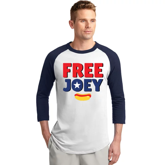 Free Joey Let Joey Eat Baseball Sleeve Shirt