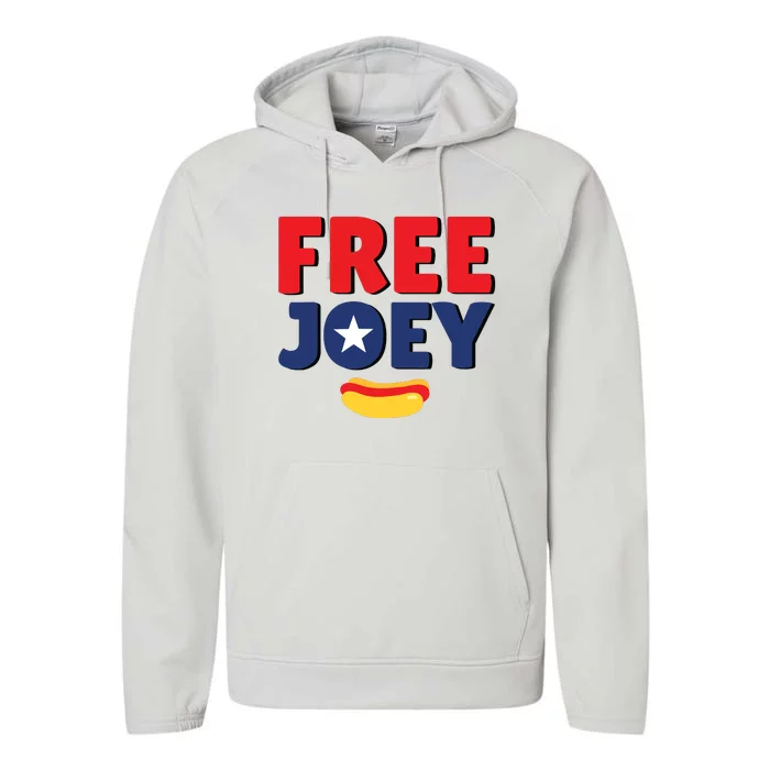 Free Joey Let Joey Eat Performance Fleece Hoodie