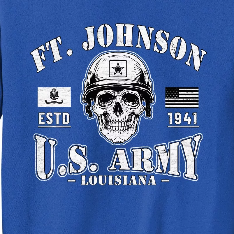 Fort Johnson Louisiana La Ft Polk Tigerland Military Base Tall Sweatshirt