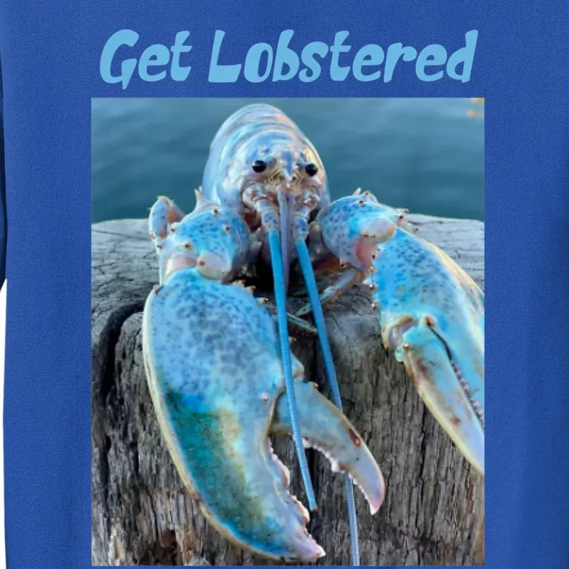 Funny Jumpscare Lobster Meme Blue Crustacean Sweatshirt