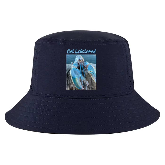 Funny Jumpscare Lobster Meme Blue Crustacean Cool Comfort Performance Bucket Hat