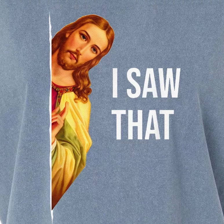 Funny Jesus Meme Garment-Dyed Women's Muscle Tee