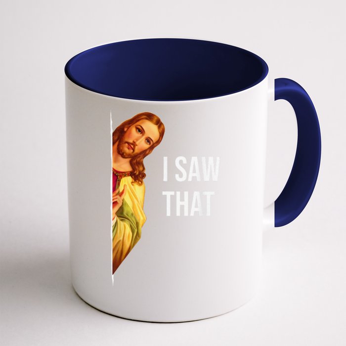 Funny Jesus Meme Front & Back Coffee Mug