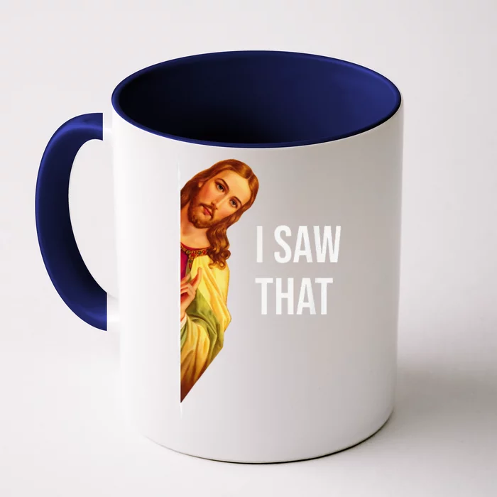 Funny Jesus Meme Front & Back Coffee Mug