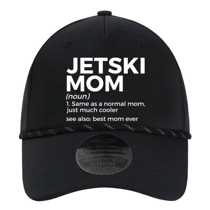 Funny Jetski Mom Definition Jet Skiing Best Mom Ever Funny Gift Performance The Dyno Cap