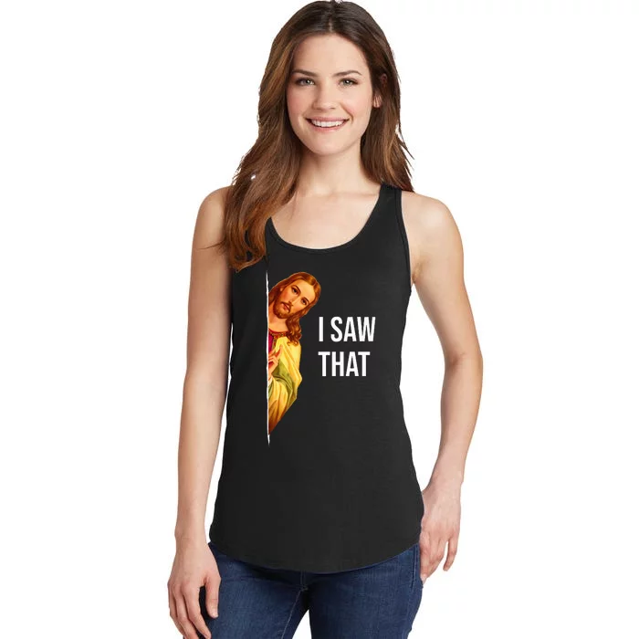 Funny Jesus Meme Quote Ladies Essential Tank