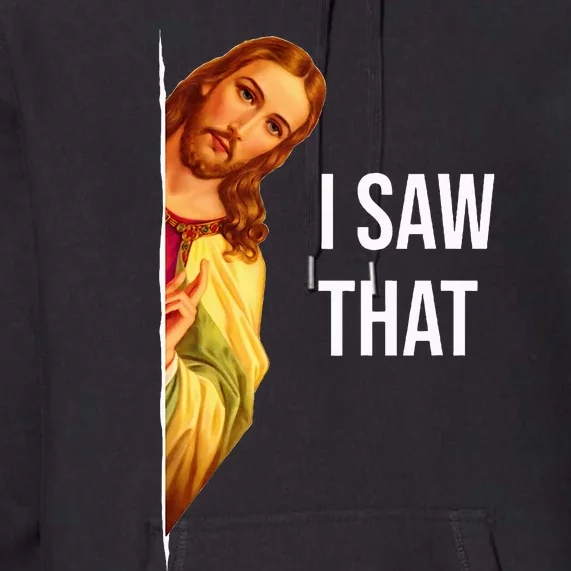 Funny Jesus Meme Quote Premium Hoodie