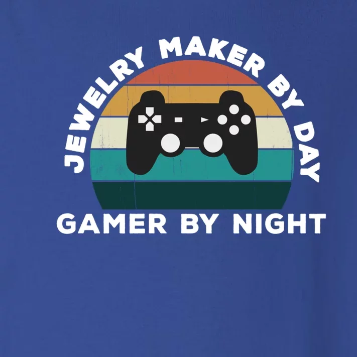 Funny Jewelry Maker By Day Gamer By Night: Video Game Lover Gift Toddler Long Sleeve Shirt