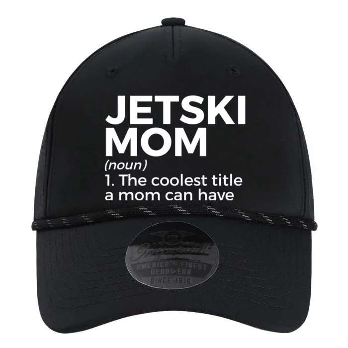 Funny Jetski Mom Definition Jet Skiing Cool Gift Performance The Dyno Cap